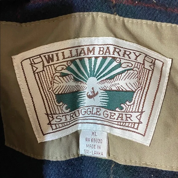 William Barry Struggle Gear Long Winter Jacket Men’s Size XL